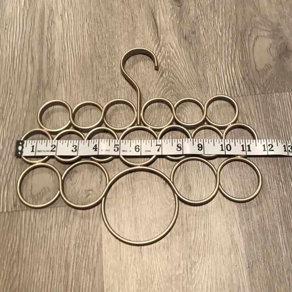 Metal Closet Organizer for Scarves, Belts, Ties